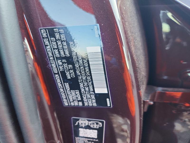 68783166 :رقم المزاد ، YV4062JF0T1430832 vin ، 2026 Volvo Xc90 مزاد بيع