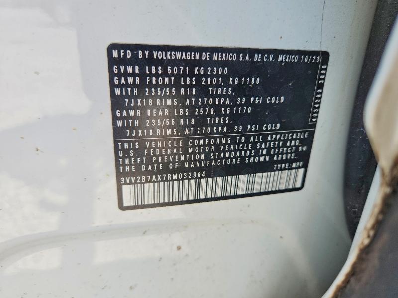 Продажа на аукционе авто 2024 Volkswagen Tiguan, vin: 3VV2B7AX7RM032964, номер лота: 67858266