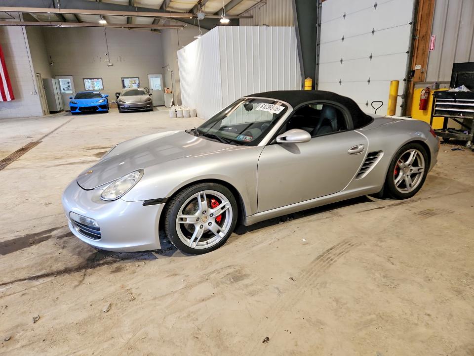 2005 Porsche Boxster მანქანა იყიდება აუქციონზე, vin: WP0CB29885S730293, აუქციონის ნომერი: 61039846