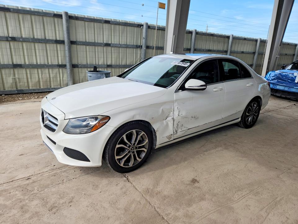 2018 Mercedes-benz C მანქანა იყიდება აუქციონზე, vin: 55SWF4JB0JU238464, აუქციონის ნომერი: 67167946