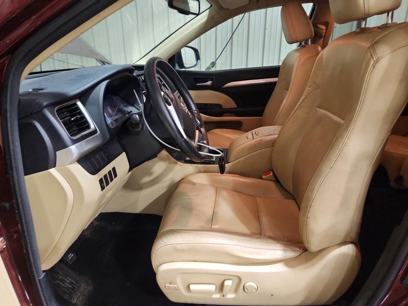 67668786 :رقم المزاد ، 5TDJKRFH5ES043429 vin ، 2014 Toyota Highlander مزاد بيع