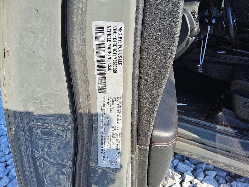 Auction sale of the 2021 Dodge Durango, vin: 1C4SDHCT1MC608809, lot number: 67023666