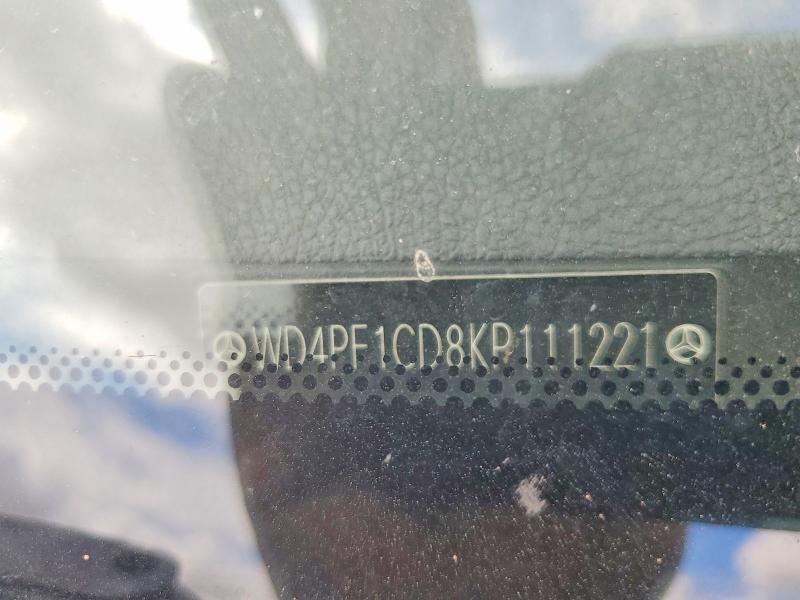 2019 Mercedes-benz Sprinter 3500 მანქანა იყიდება აუქციონზე, vin: WD4PF1CD8KP111221, აუქციონის ნომერი: 67886906