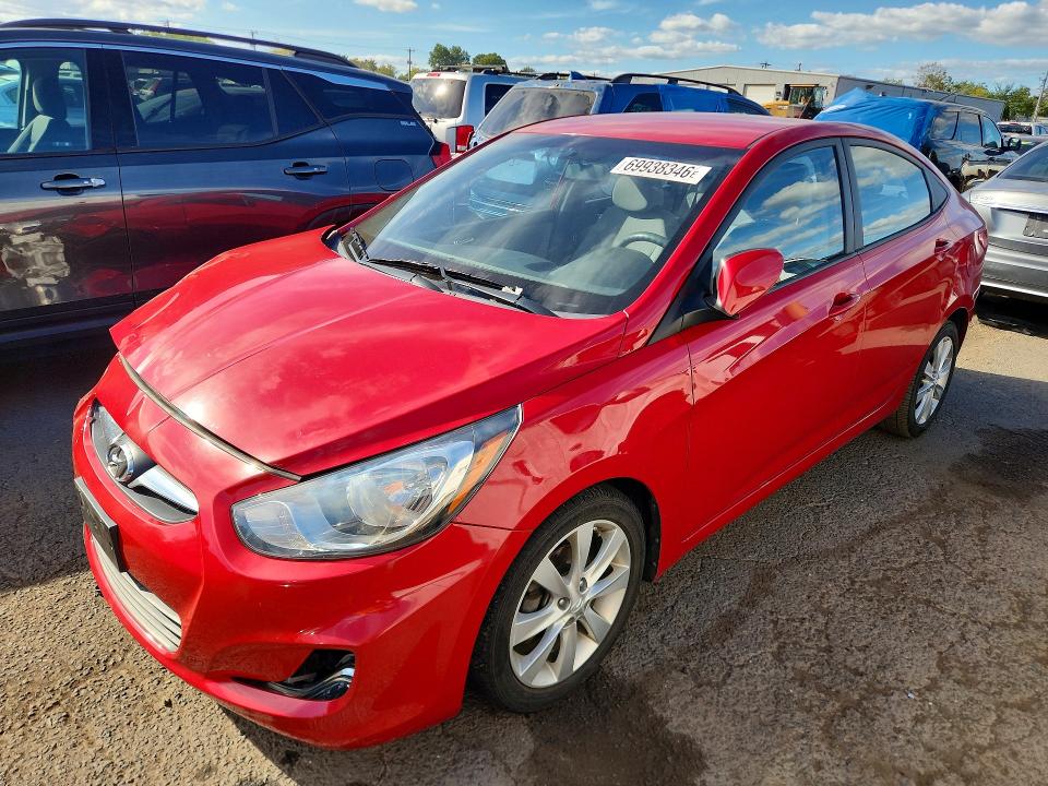 Aukcja sprzedaży 2012 Hyundai Accent, vin: KMHCU4AEXCU080564, numer aukcji: 69938346