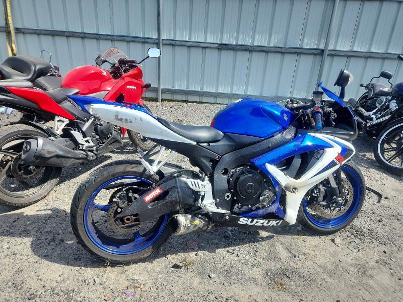 2008 Suzuki Gsx-r600 მანქანა იყიდება აუქციონზე, vin: JS1GN7EA782113013, აუქციონის ნომერი: 67896396