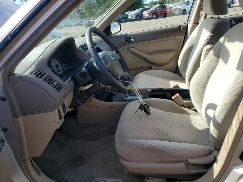 Aukcja sprzedaży 2002 Honda Civic, vin: 1HGES165X2L057575, numer aukcji: 70240796