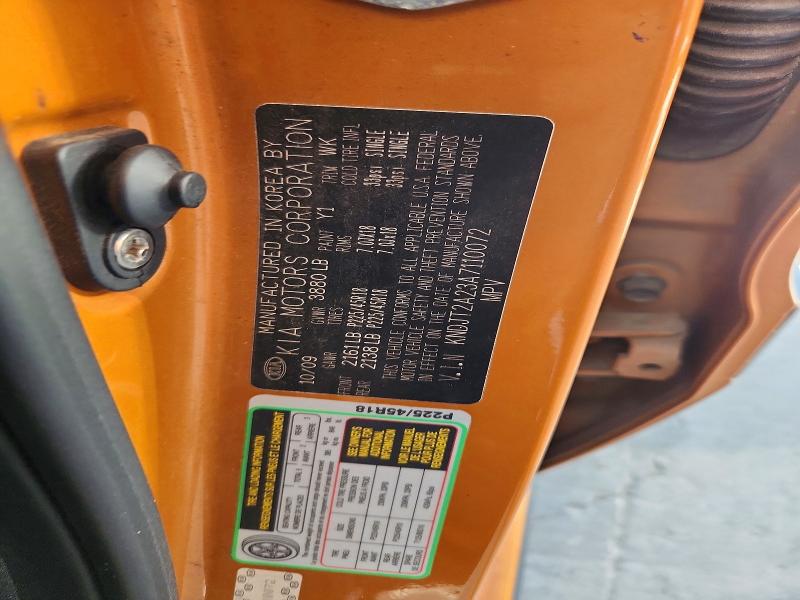 Aukcja sprzedaży 2010 Kia Soul, vin: KNDJT2A23A7110072, numer aukcji: 68823036