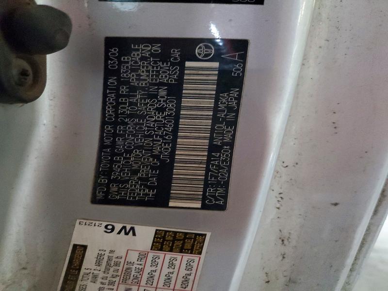 69935756 :رقم المزاد ، JTKDE167460130801 vin ، 2006 Scion Tc مزاد بيع
