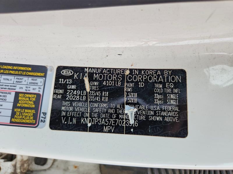 2014 Kia Soul მანქანა იყიდება აუქციონზე, vin: KNDJP3A57E7023916, აუქციონის ნომერი: 69503376