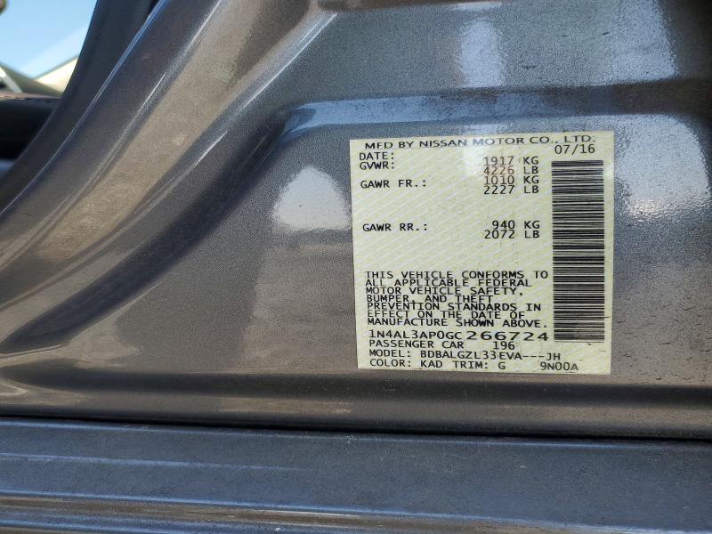 Продажа на аукционе авто 2016 Nissan Altima, vin: 1N4AL3AP0GC266724, номер лота: 67340616