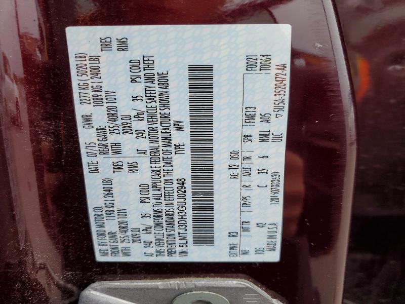 2016 Lincoln Mkc მანქანა იყიდება აუქციონზე, vin: 5LMTJ3DH3GUJ02948, აუქციონის ნომერი: 67827816