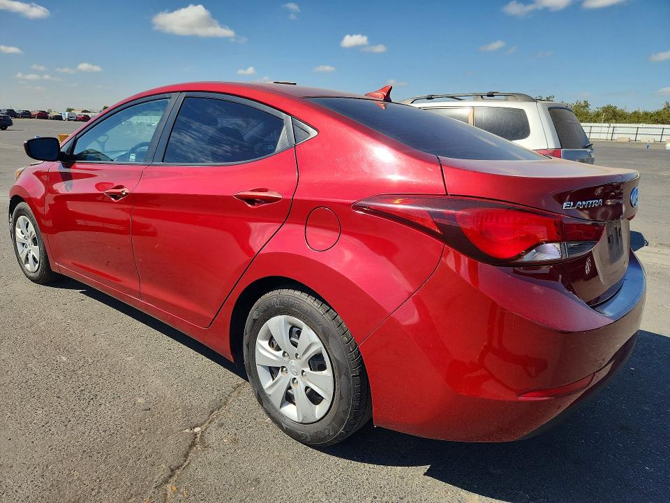 2016 Hyundai Elantra მანქანა იყიდება აუქციონზე, vin: 5NPDH4AE4GH700192, აუქციონის ნომერი: 67665176