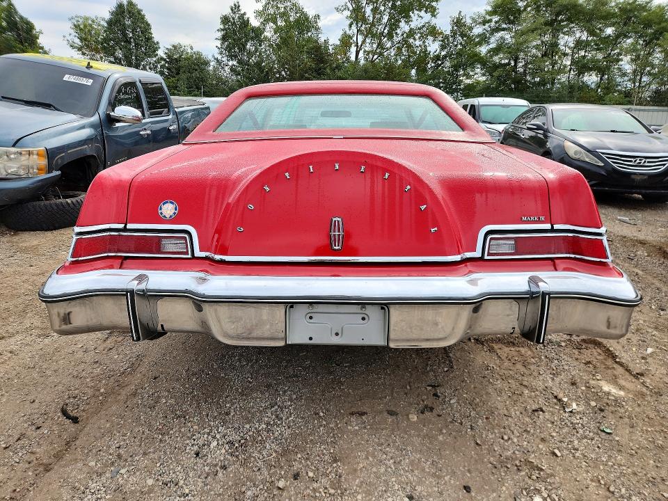 68385306 :رقم المزاد ، 6Y89A835948 vin ، 1976 Lincoln Continental مزاد بيع