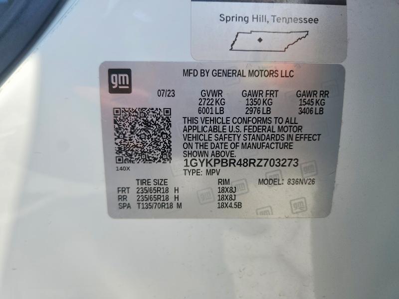 Продажа на аукционе авто 2024 Cadillac Xt6, vin: 1GYKPBR48RZ703273, номер лота: 67408226