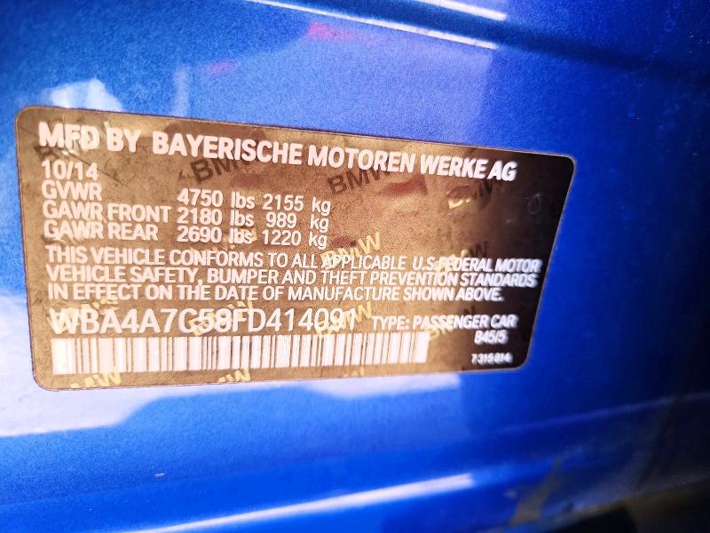 Aukcja sprzedaży 2015 Bmw 428, vin: WBA4A7C58FD414091, numer aukcji: 67904976