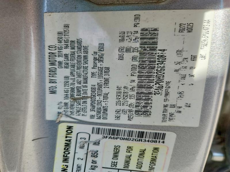 Aukcja sprzedaży 2016 Ford Fusion, vin: 3FA6P0HD2GR340814, numer aukcji: 70483826