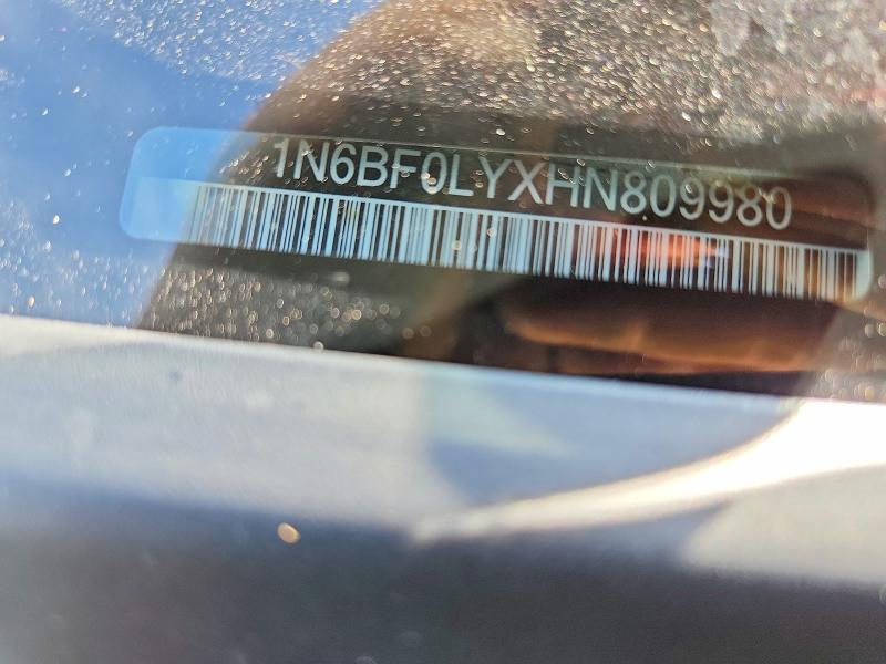 68574196 :رقم المزاد ، 1N6BF0LYXHN809980 vin ، 2017 Nissan Nv مزاد بيع