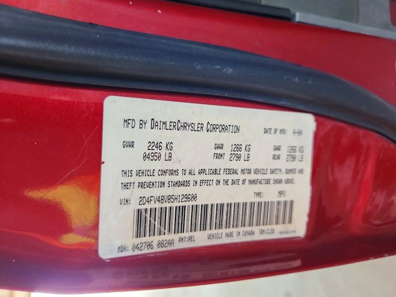 2005 Dodge Magnum მანქანა იყიდება აუქციონზე, vin: 2D4FV48V85H129600, აუქციონის ნომერი: 67429626
