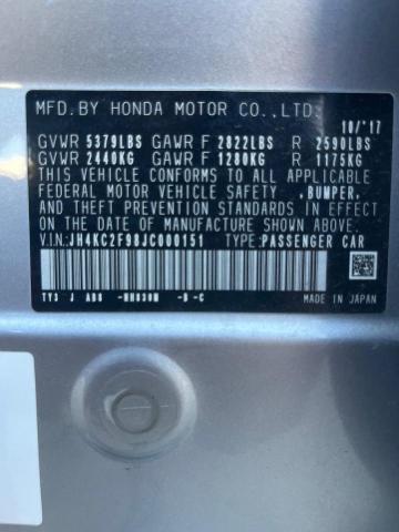 2018 Acura Rlx მანქანა იყიდება აუქციონზე, vin: JH4KC2F98JC000151, აუქციონის ნომერი: 69450676