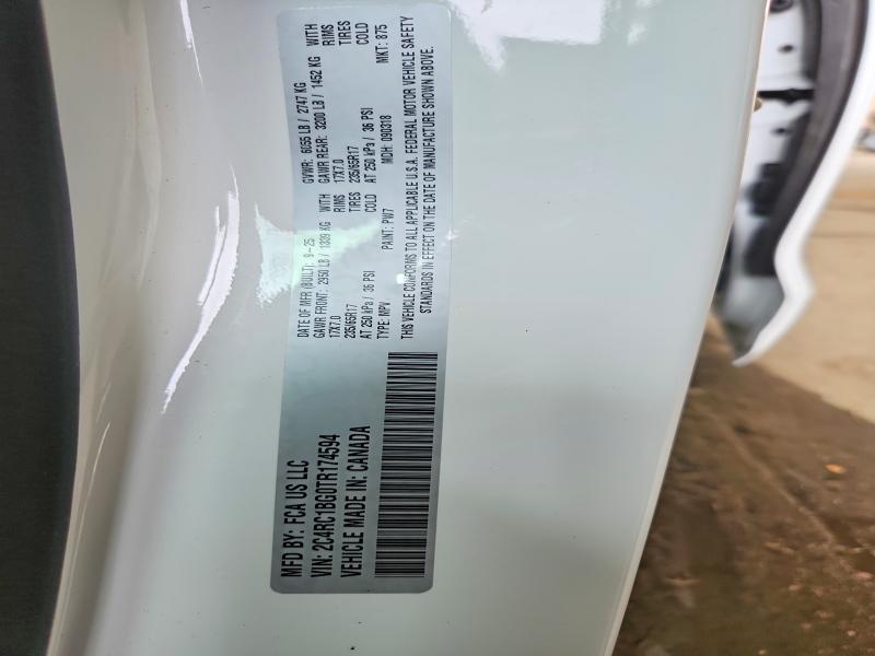 Auction sale of the 2026 Chrysler Pacifica, vin: 2C4RC1BG0TR174594, lot number: 70144126
