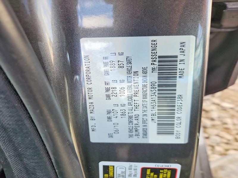 67996826 :رقم المزاد ، JM1BL1H63A1345890 vin ، 2010 Mazda 3 مزاد بيع