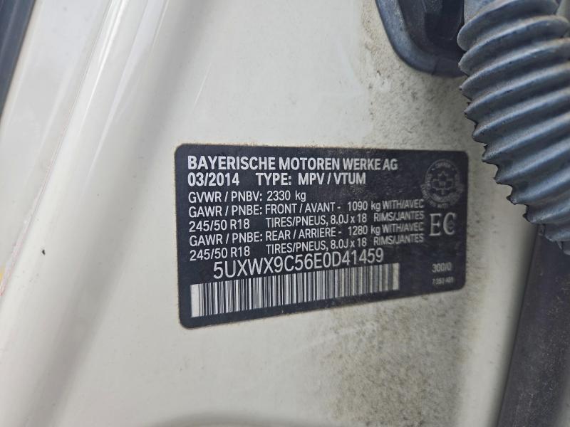 Aukcja sprzedaży 2014 Bmw X3, vin: 5UXWX9C56E0D41459, numer aukcji: 68239276
