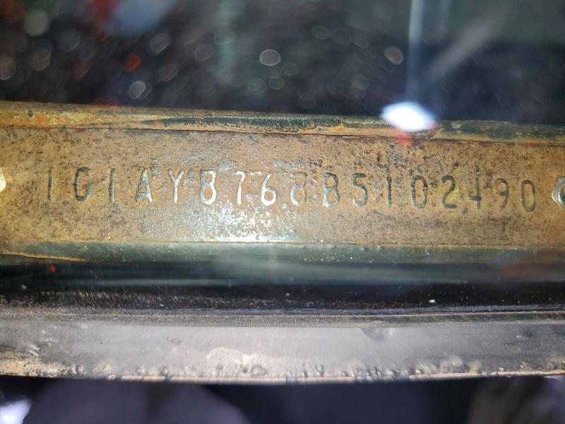68953516 :رقم المزاد ، 1G1AY8768B5102490 vin ، 1981 Chevrolet Corvette مزاد بيع