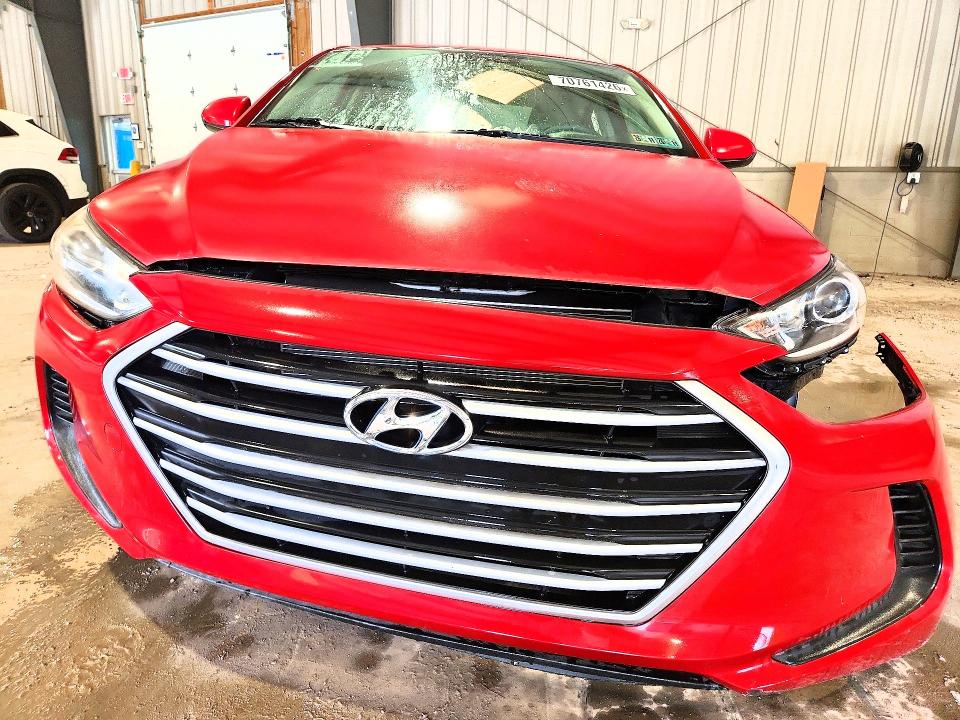 Продаж на аукціоні авто 2017 Hyundai Elantra, vin: KMHD74LF6HU394589, номер лоту: 70761426