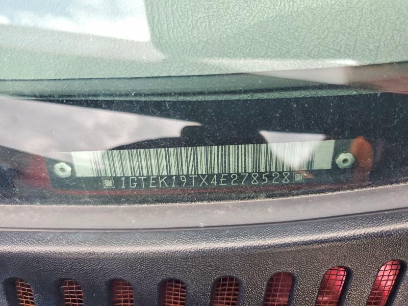 68567536 :رقم المزاد ، 1GTEK19TX4E278528 vin ، 2004 Gmc New Sierra مزاد بيع