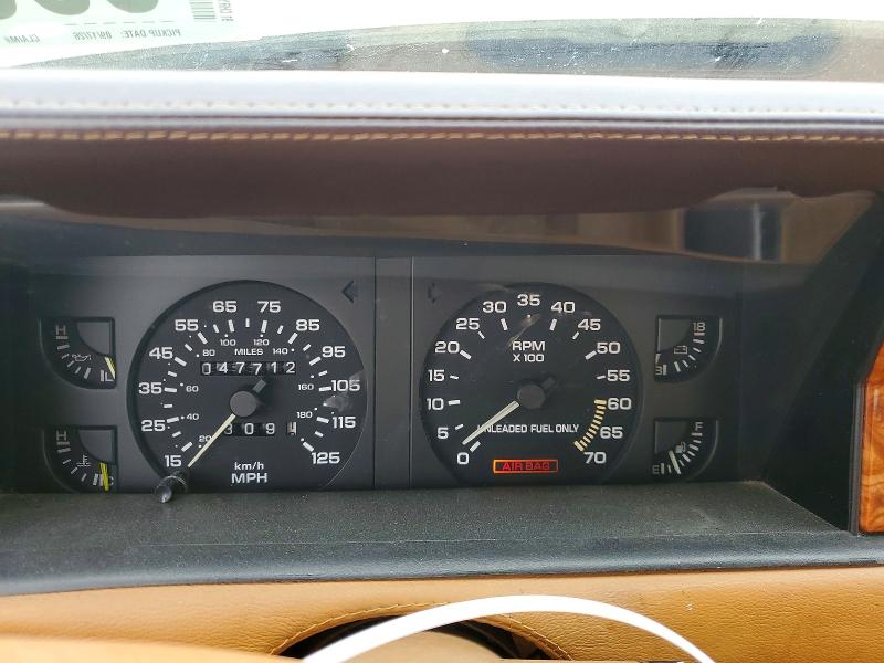 69525626 :رقم المزاد ، ZC2FS1205MB207527 vin ، 1991 Chrysler Tc مزاد بيع