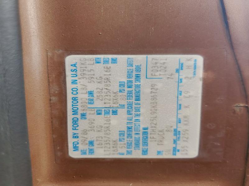 Aukcja sprzedaży 1986 Ford F-250, vin: 1FTHX25L9GKB86729, numer aukcji: 69246026