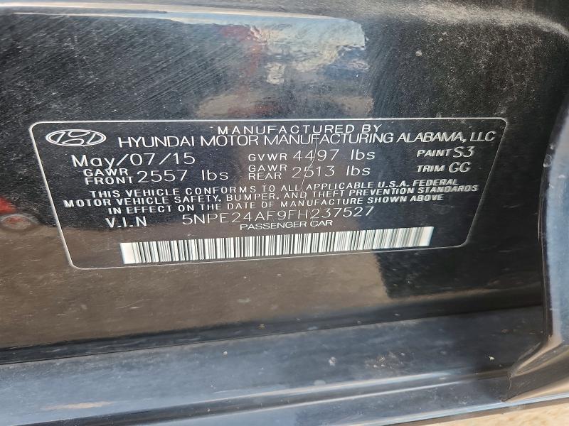 Aukcja sprzedaży 2015 Hyundai Sonata, vin: 5NPE24AF9FH237527, numer aukcji: 69984406
