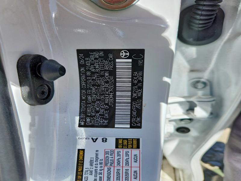 2024 Toyota Corolla Hybrid მანქანა იყიდება აუქციონზე, vin: JTDBDMHE7R3015241, აუქციონის ნომერი: 66850266