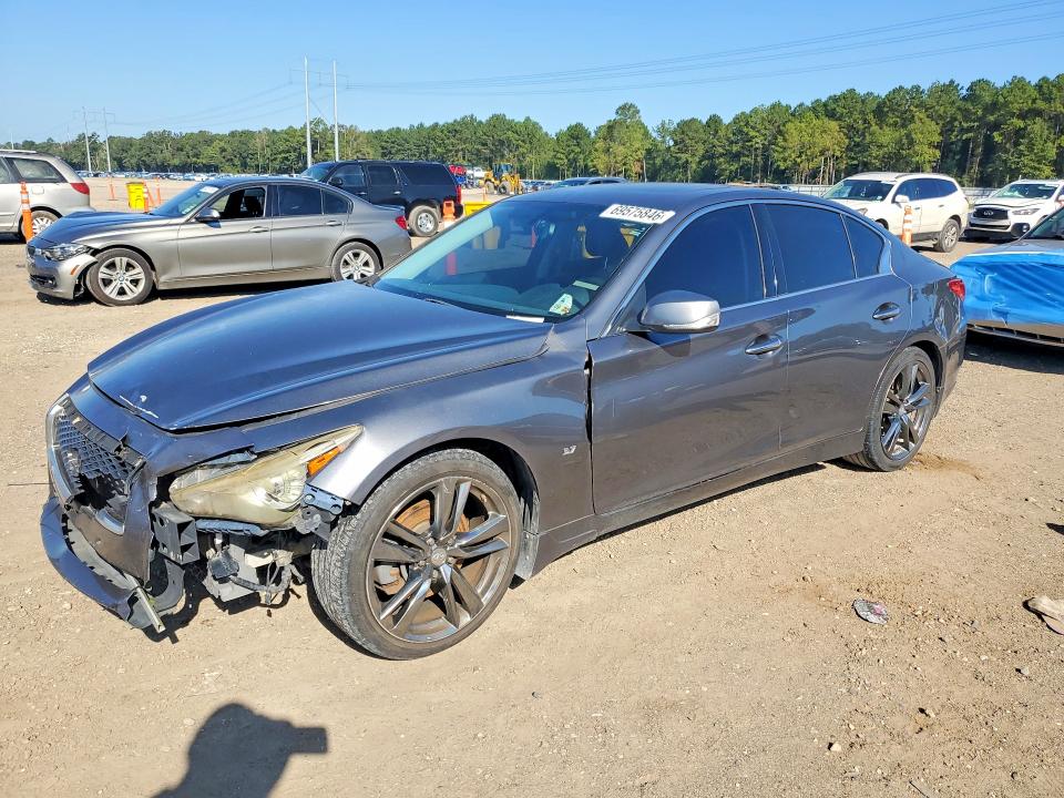 69575846 :رقم المزاد ، JN1BV7AP1FM330555 vin ، 2015 Infiniti Q50 مزاد بيع