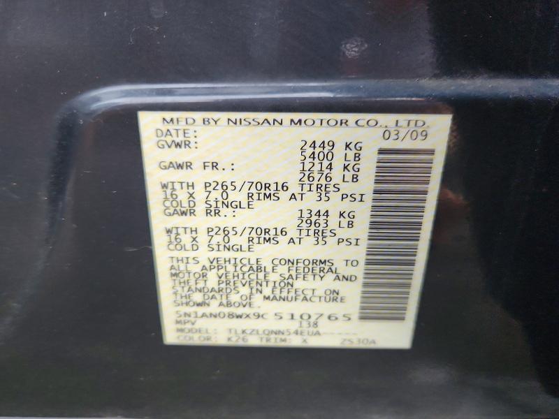 Продаж на аукціоні авто 2009 Nissan Xterra, vin: 5N1AN08WX9C510765, номер лоту: 69306396