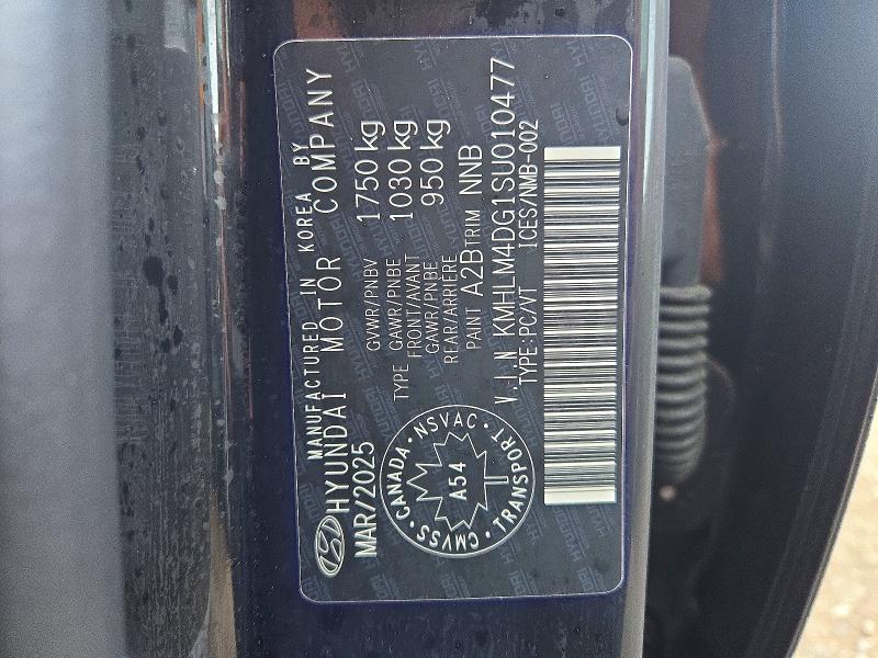 2025 Hyundai Elantra მანქანა იყიდება აუქციონზე, vin: KMHLM4DG1SU010477, აუქციონის ნომერი: 65488506