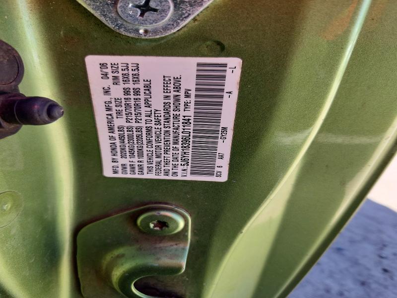 Продажа на аукционе авто 2006 Honda Element, vin: 5J6YH18396L011841, номер лота: 69590756