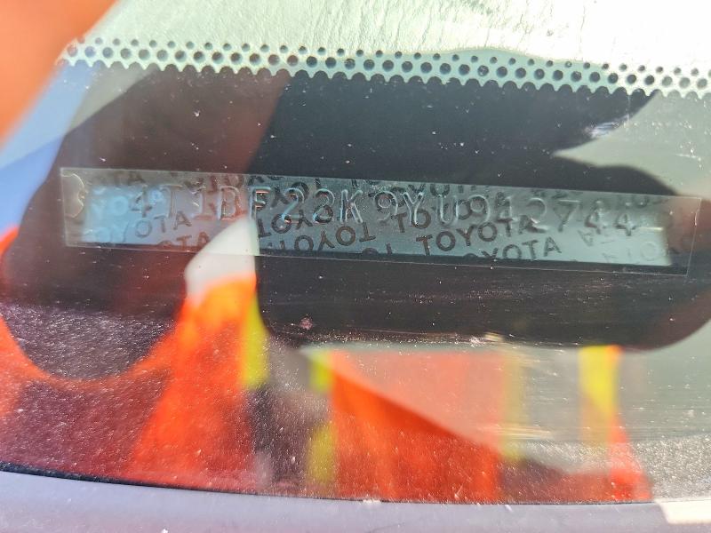 Продажа на аукционе авто 2000 Toyota Camry, vin: 4T1BF22K9YU942744, номер лота: 69166286