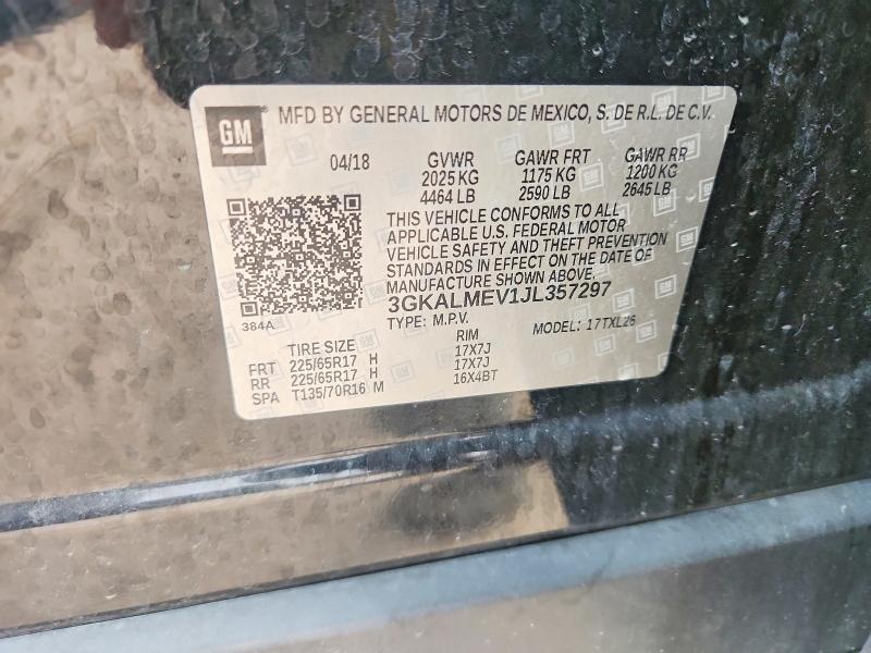 Продаж на аукціоні авто 2018 Gmc Terrain, vin: 3GKALMEV1JL357297, номер лоту: 69712176