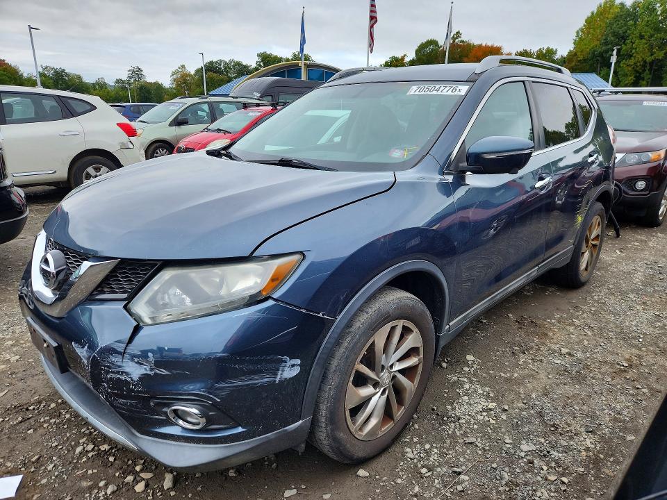 Продажа на аукционе авто 2014 Nissan Rogue, vin: 5N1AT2MV3EC832138, номер лота: 70504776