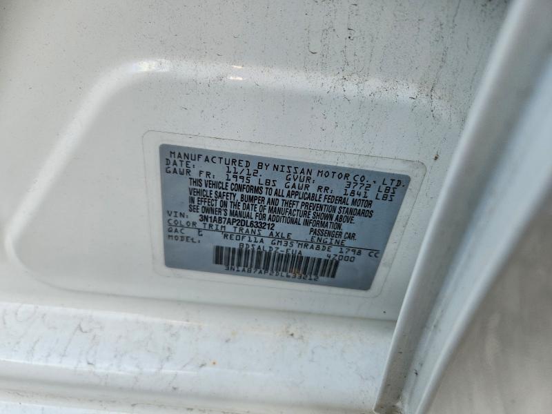 Продажа на аукционе авто 2013 Nissan Sentra, vin: 3N1AB7AP2DL633212, номер лота: 67792536