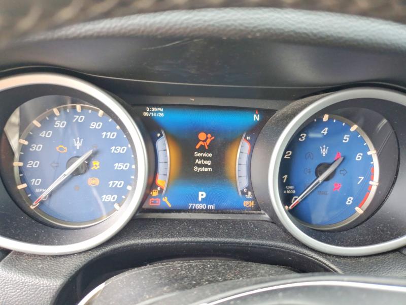 Продажа на аукционе авто 2017 Maserati Ghibli, vin: ZAM57XSA9H1262617, номер лота: 68605836