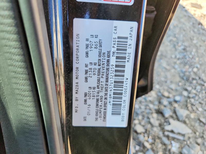 Продажа на аукционе авто 2016 Mazda 3, vin: JM1BM1N37G1323259, номер лота: 68304536