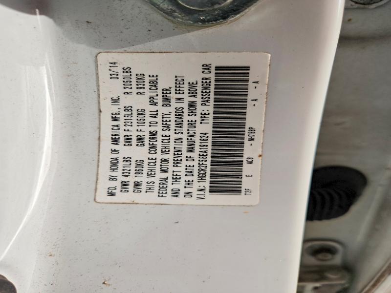 Aukcja sprzedaży 2014 Honda Accord, vin: 1HGCR2F58EA191624, numer aukcji: 68247426