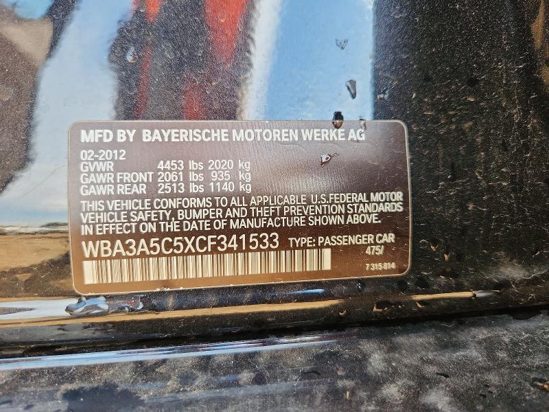 Aukcja sprzedaży 2012 Bmw 328, vin: WBA3A5C5XCF341533, numer aukcji: 69887246