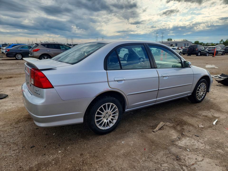 68928576 :رقم المزاد ، 1HGES25795L008350 vin ، 2005 Honda Civic مزاد بيع