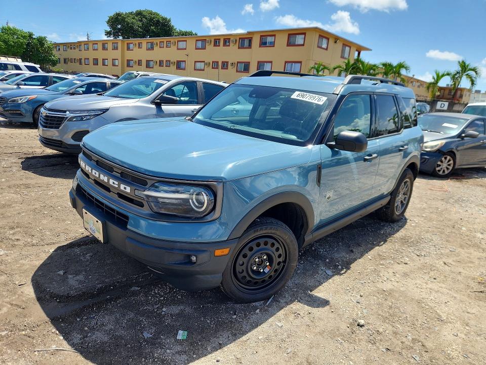 2021 Ford Bronco Sport მანქანა იყიდება აუქციონზე, vin: 3FMCR9B60MRA62041, აუქციონის ნომერი: 69079976