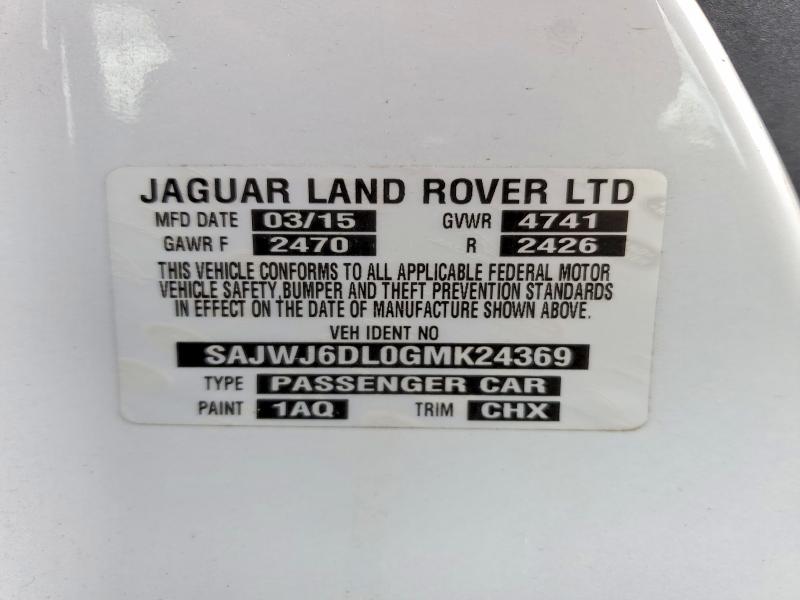 Продаж на аукціоні авто 2016 Jaguar F-type, vin: SAJWJ6DL0GMK24369, номер лоту: 67478396