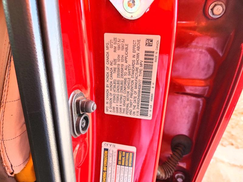 69774826 :رقم المزاد ، 2HKRW2H9XMH636177 vin ، 2021 Honda Cr-v مزاد بيع