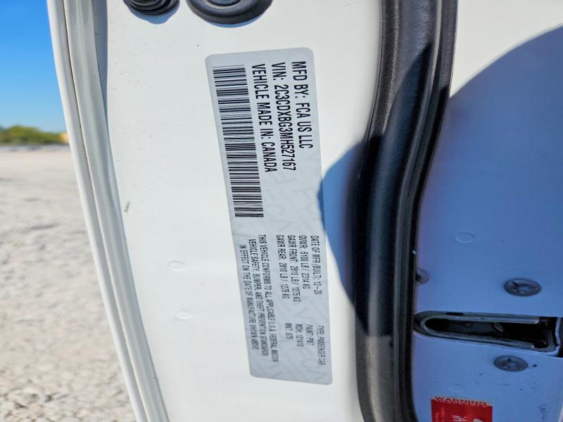 Auction sale of the 2021 Dodge Charger, vin: 2C3CDXBG3MH527167, lot number: 70688596